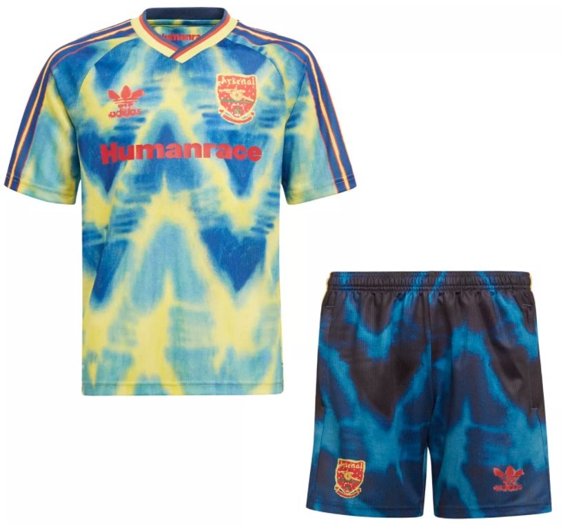 Kit infantil oficial Adidas Arsenal 2020 2021 Human Race